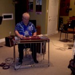 Mike Holynaty on the slide guitar